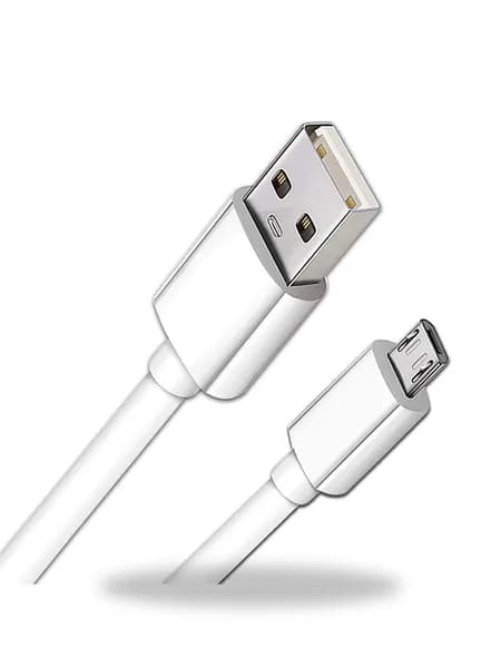 Кабель USB Type B для быстрой зарядки, 3A, длина 1 м, белый