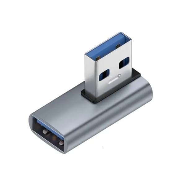 Адаптер USB C под углом 90 градусов для ноутбука и смартфона с передачей данных и зарядкой, - 8