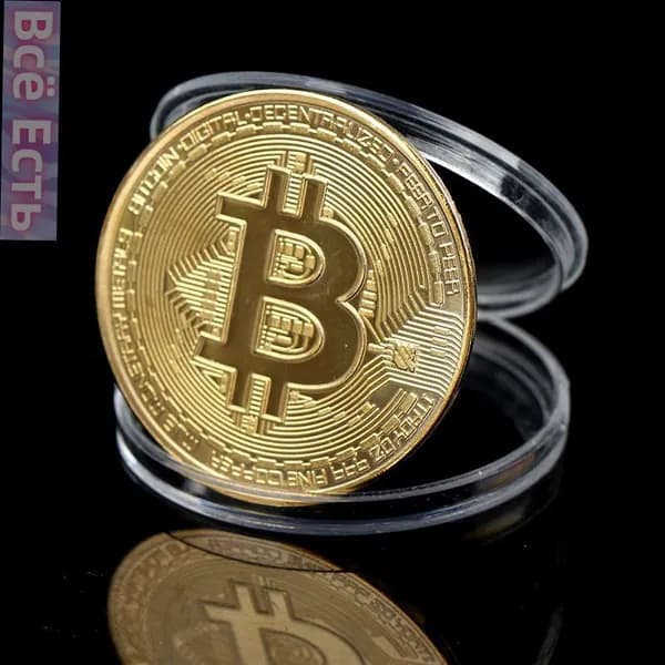 Сувенирная монета Биткоин Bitcoin
