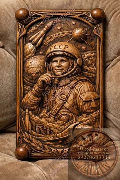 Рельефная металлическая вывеска (20х30см)