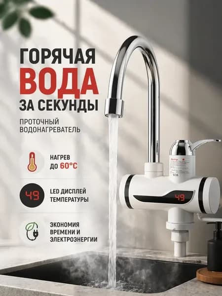 Проточный водонагреватель электрический