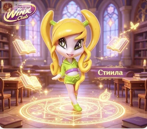 Фигурка Стеллы в образе Феи (Winx Club) мини-игрушка