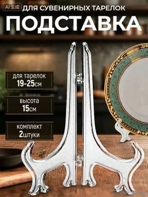Подставка декоративная для декоративной тарелки, 4 шт.