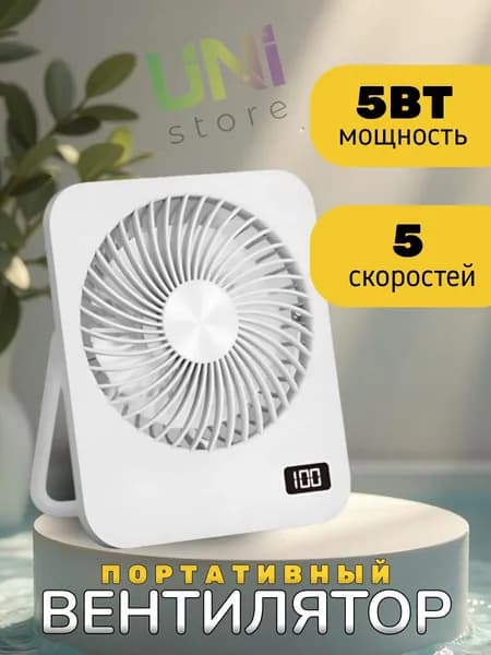 Вентилятор настольный Ultra Thin Fan (В17), белый