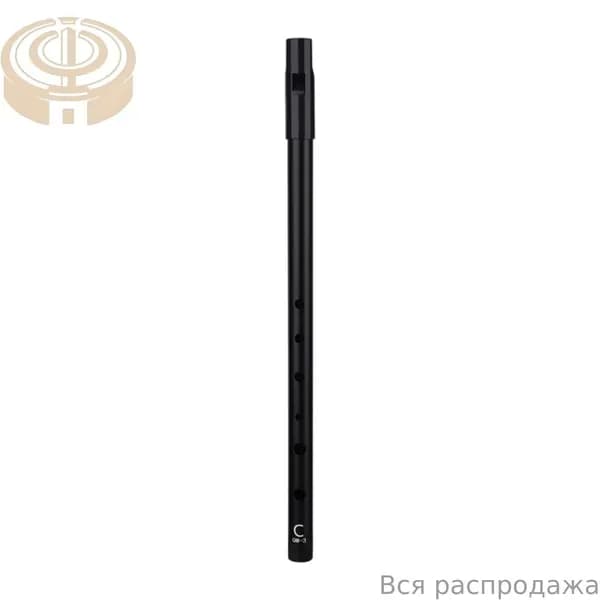 Кельтская флейта для начинающих, 6 отверстий, Черный ключ C, серебряный, удобный захват, точный звук