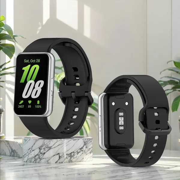 Силиконовый ремешок для Samsung Galaxy Fit3 2024 с цветной пряжкой