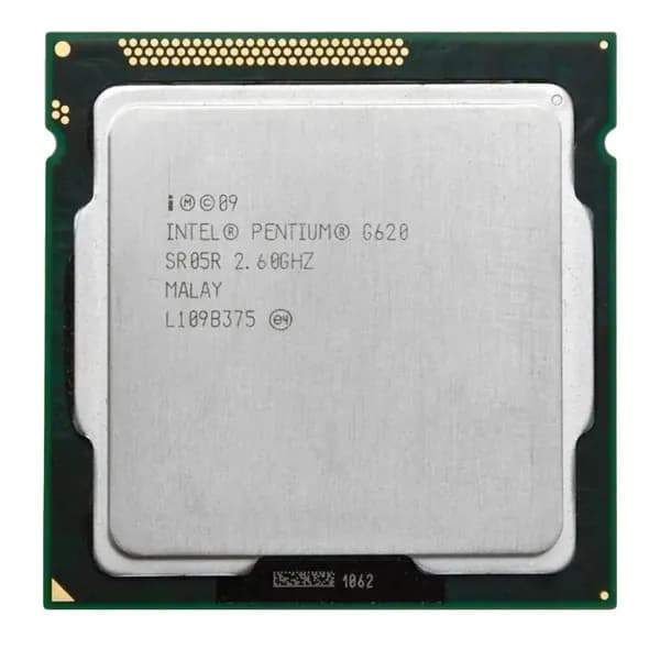 Процессор Intel Pentium G620 (CM8062301046304) OEM - LGA 1155, 2 х 2600 МГц, L2 - , L3 - 3 МБ, 2хDDR3-1066 МГц, Intel HD Graphics, TDP 65 Вт