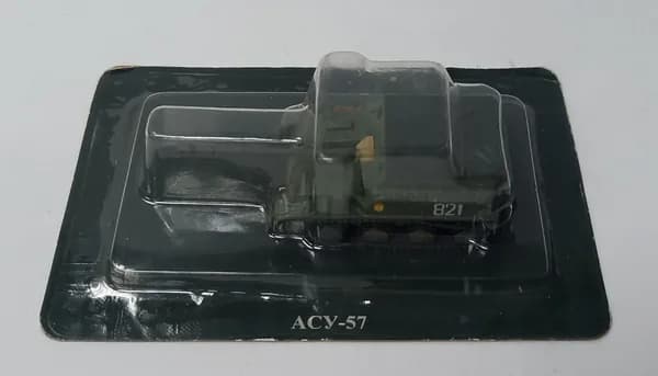 "Русские танки",модель АСУ-57 (в коробке-блистере.)
