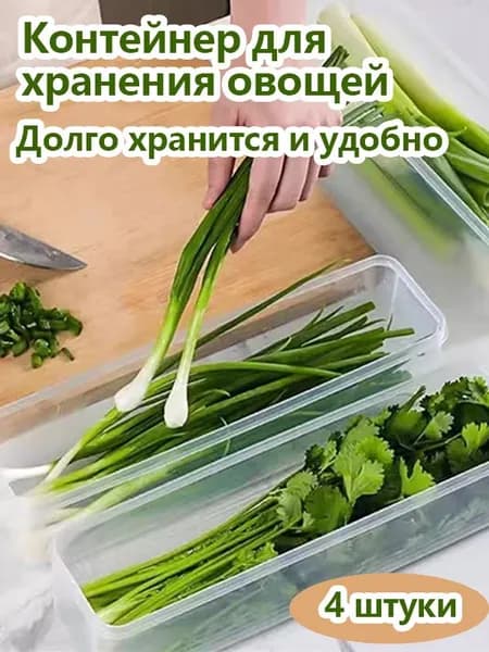 Контейнер пищевой, 4 шт