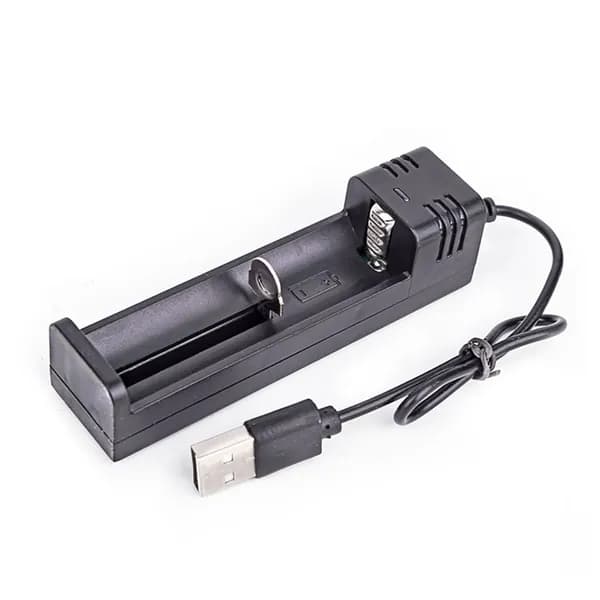 Новое зарядное устройство для литий-ионных аккумуляторов USB 3,7 В 1 шт. 18650 16340 14500 26650 литиевая аккумуляторная батарея 500 мА