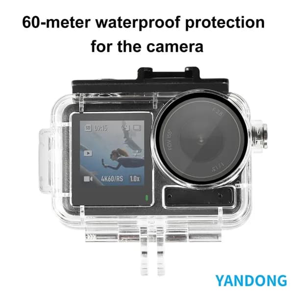 водонепроницаемый корпус для экшн-камеры DJI Osmo Action 5 Pro, глубина погружения 60 м