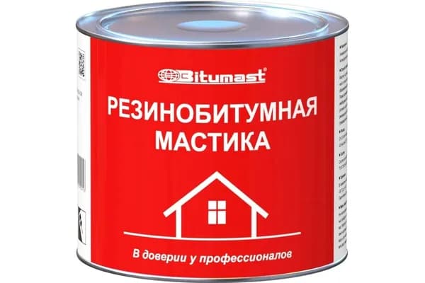 Мастика резинобитумная Bitumast 1,8 кг