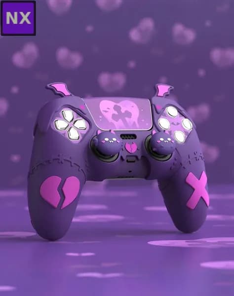 Силиконовый чехол PlayVital для PlayStation 5, фиолетовый
