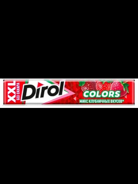 Резинка жевательная Dirol XXL со вкусом клубничный микс без