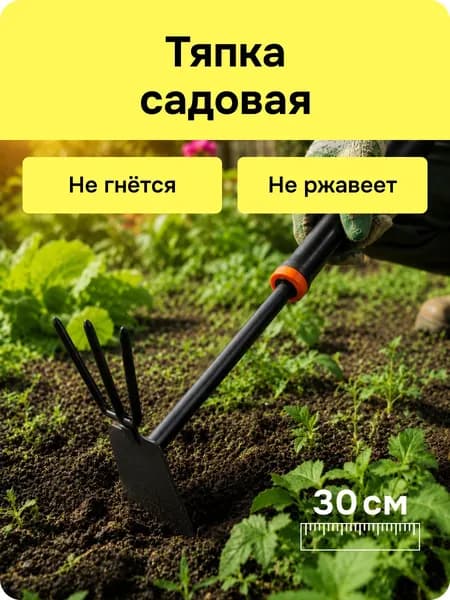 Мотыга садовая / Тяпка металлическая