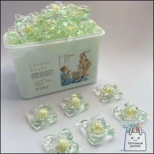 Камелия, капсулы для стирки, 50 шт.Никакой коробки