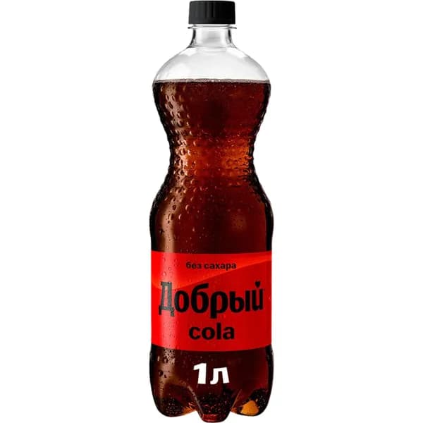 Газированный напиток Добрый Cola без сахара 1 л