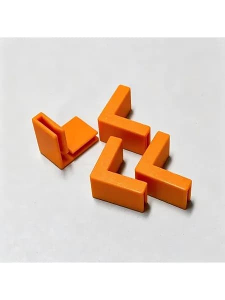 Угловой защитный зажим для картонной коробки с 3D-печатью