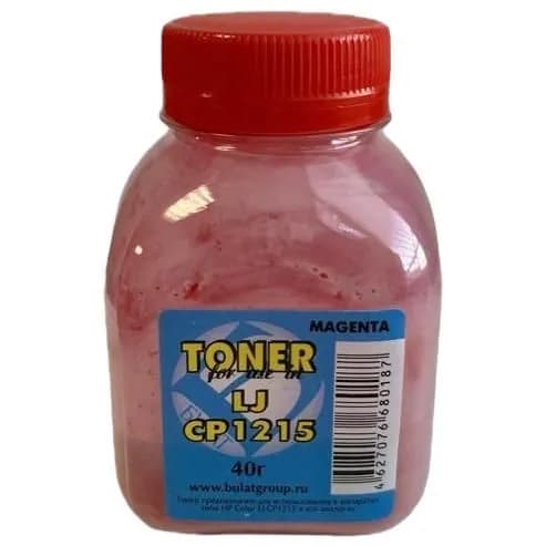 Тонер HP Color LJ CP1215/M251/Canon i-SENSYS LBP7100C банка 40г Magenta