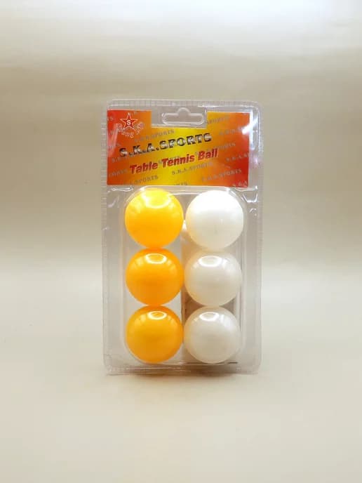 Набор мячей д настольного тенниса 6шт