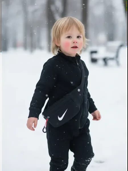 Сумка через плечо детская для мальчика поясная nike