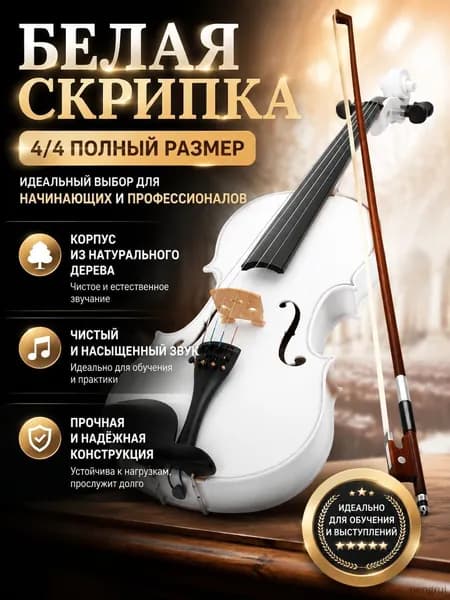 Струнный инструмент скрипка Esteem 4/4 wood в комплекте кейс, смычок, канифоль