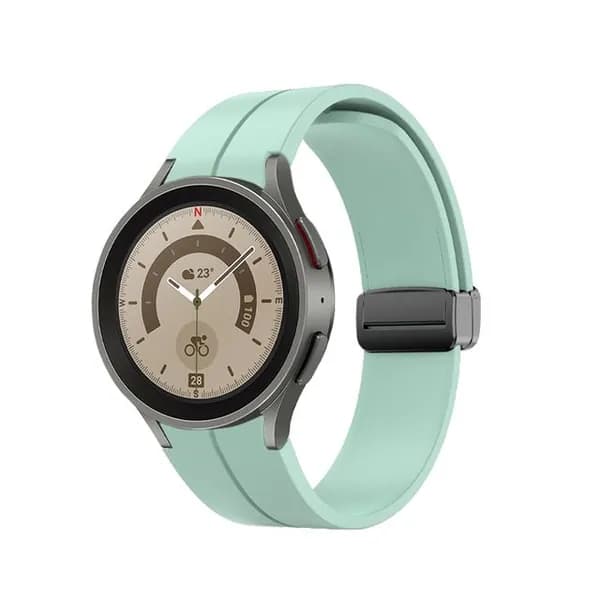 Силиконовый ремешок для Samsung Galaxy Watch 7 / Ремень для Гелакси Ватч 6 / 6 Classic 40 43 44 45 47 mm ; Браслет для Самсунг Галакси Вотч 5 / 5 Pro и Galaxy Watch 4 / 4 Classic 40 42 44 46 мм