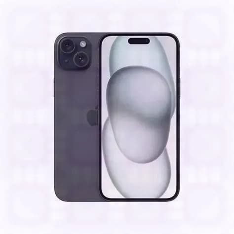 Муляж iPhone 15 Black Titanium / Макет-копия смартфона Айфон 15 чёрный титан / Образец для витрины iPhone 15 чёрный титан