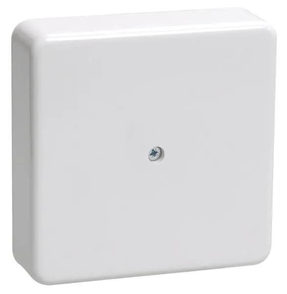 Коробка распаячная ОП 75х75х20 IP40 КМ41212-01 (6 клем. 6кв.мм) бел. IEK UKO10-075-075-020-K01