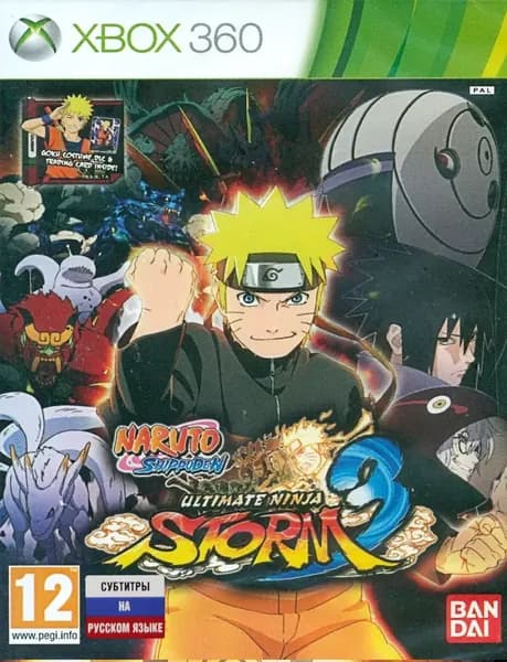 Naruto Shipuden Ultimate Ninja Storm 3 Русские субтитры Видеоигра на диске Xbox 360. Товар уцененный