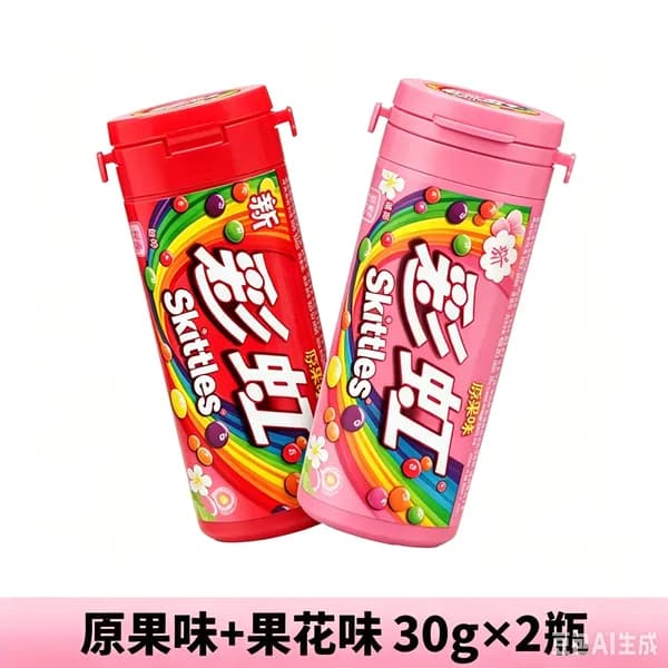Сладости Skittles с необычным сочетанием цветов и фруктов в удобной упаковке