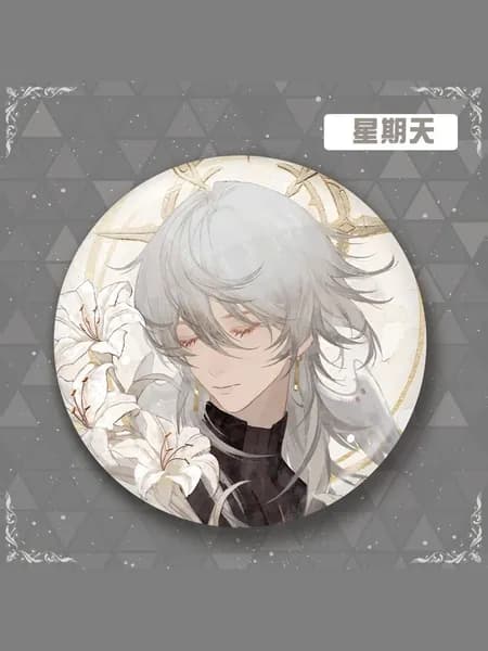 Игра Honkai: Star Rail фигуры Aventurine воскресенье цзин юань металлические значки сумки