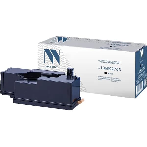 Картридж NV Print 106R02763 черный для Xerox Phaser 6020/6022/ WorkCentre 6025/6027 (2000 страниц) (NV-106R02763Bk)