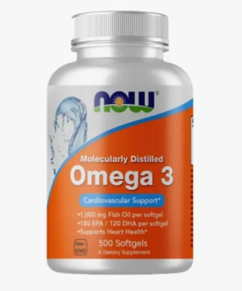 NOW Foods США, Омега-3 рыбий жир (180 ЭПК, 120 ДГК), 500 капсул Omega-3