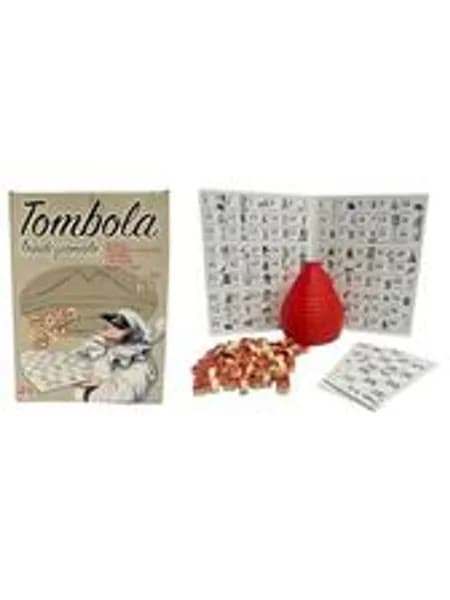 Generico Klassische neapolitanische Tombola с деревянными номерами, пластиковая, 48 папок