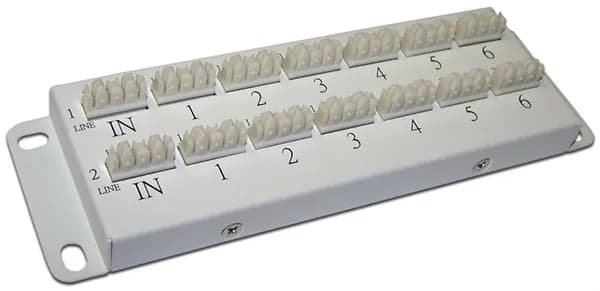 Патч-панель Lanmaster LAN-HCS-PPT2X6 параллельное подключение 2х6