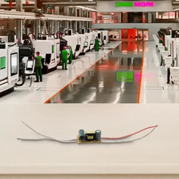 Модуль охлаждения Трансформатора Освещения Постоянного Тока Мощности Светодиодного Драйвера Мощностью 3-50 Вт Boar