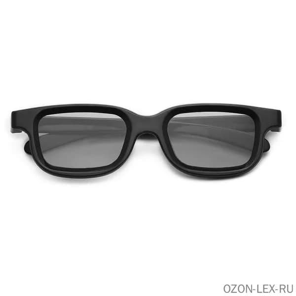 Пассивные полярные 3D-очки для 3D-телевизоров и реальных 3D-кинотеатров от производителей Sony и Panasonic, черные, пара