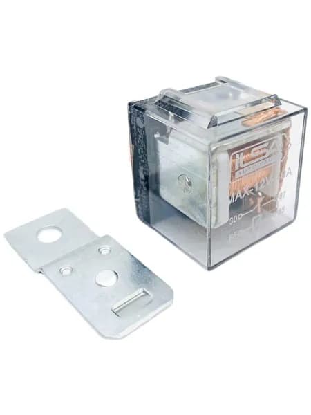 Реле 4-ех контактное с диодом 12V 40А с кронштейном
