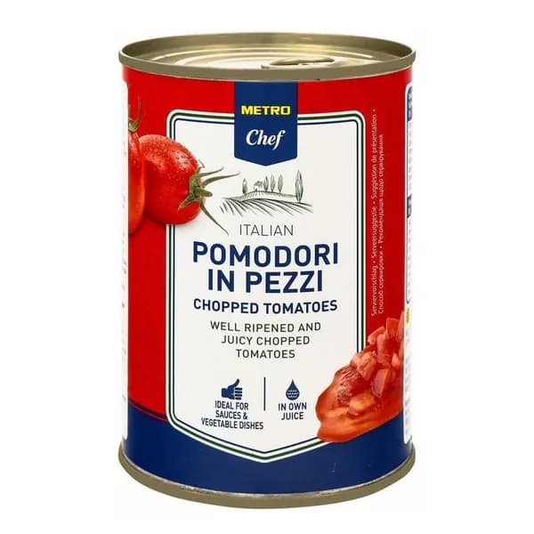 Томаты Metro Chef резаные в томатном соусе 400 г