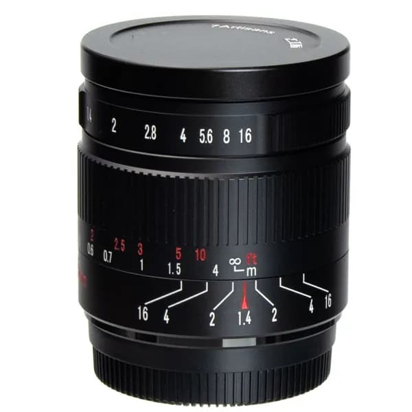 Объектив 7artisans 55mm F1.4 II Fuji XF, черный