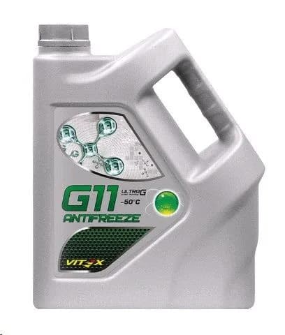 Антифриз Vitex Ultra G11 (-40С) зеленый (5кг)