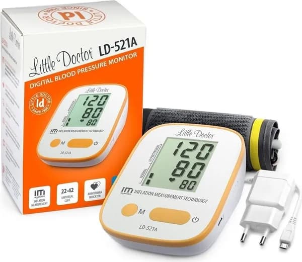 Little Doctor, тонометр автоматический, цифровой с принадлежностями, LD-521A