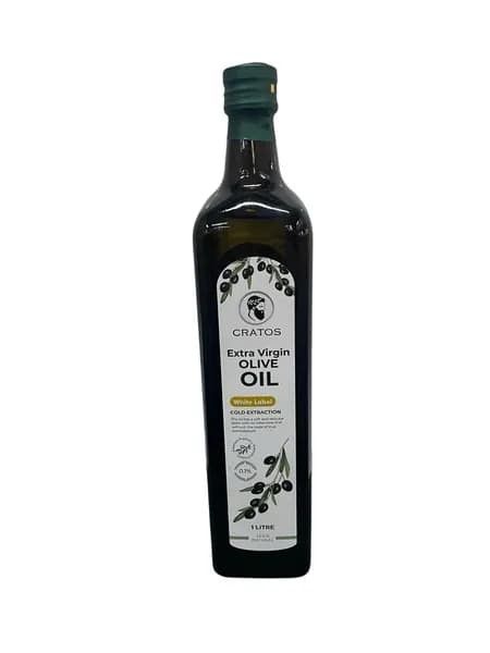 Масло оливковое Cratos,White Label,COLD EXTRACTION,Extra Virgin 1 литр, нерафинированное,холодный отжим Греция.