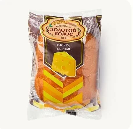 Слойка сырная Золотой колос 70 г