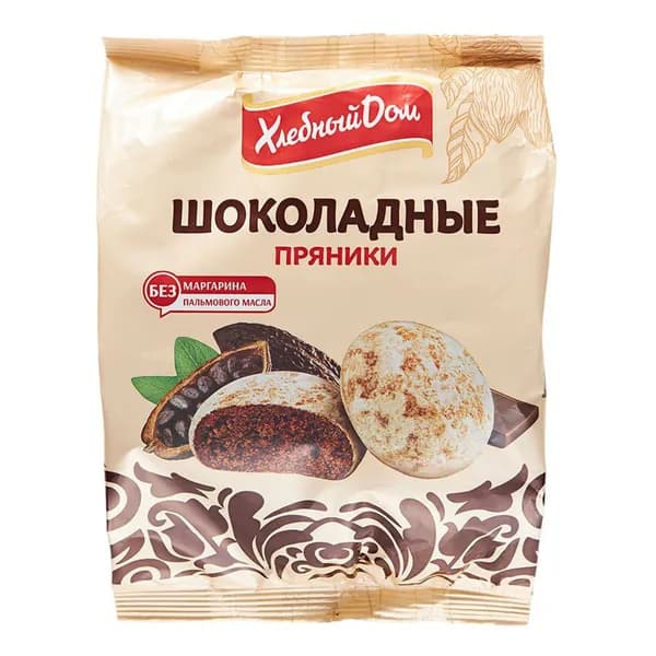 Пряники Хлебный Дом Шоколадные 300 г