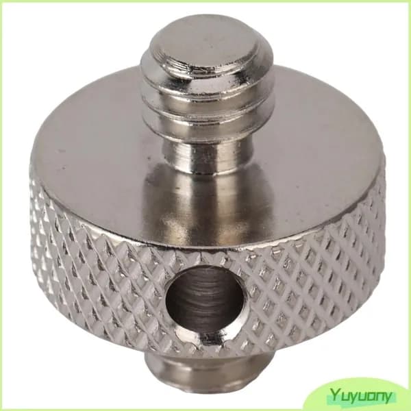 Адаптер шурупа 1/4 Male к 1/4 Male, долговечный из нержавеющей стали для использования с камерами и штативами