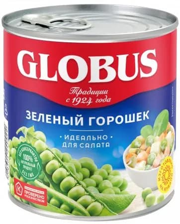 Globus Горошек зеленый, 425 мл