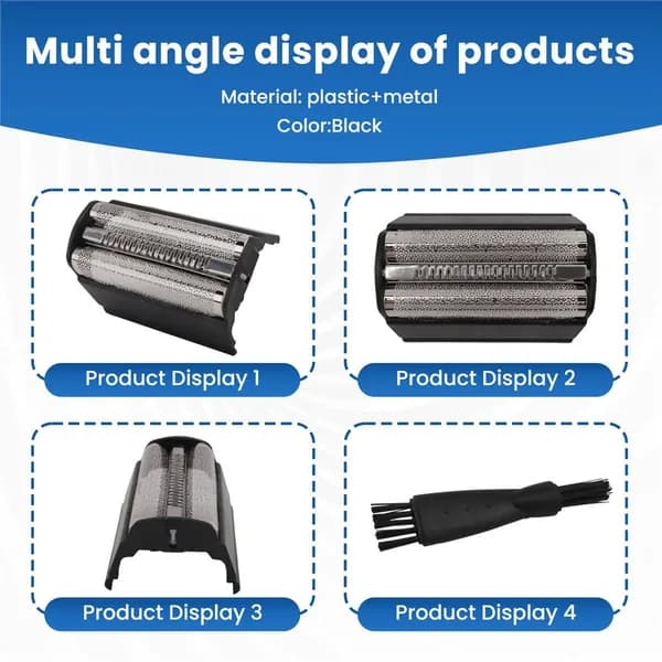 Сменная сетка для бритвы Braun 31B 360 380 390 5414 5610 5612 (черная)