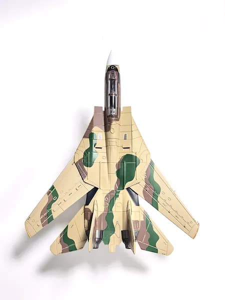 Сборная модель Истребитель самолета F14 , 26 см, АБС пластик С подставкой